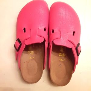 Birkenstock Boston Style Pink Size 8